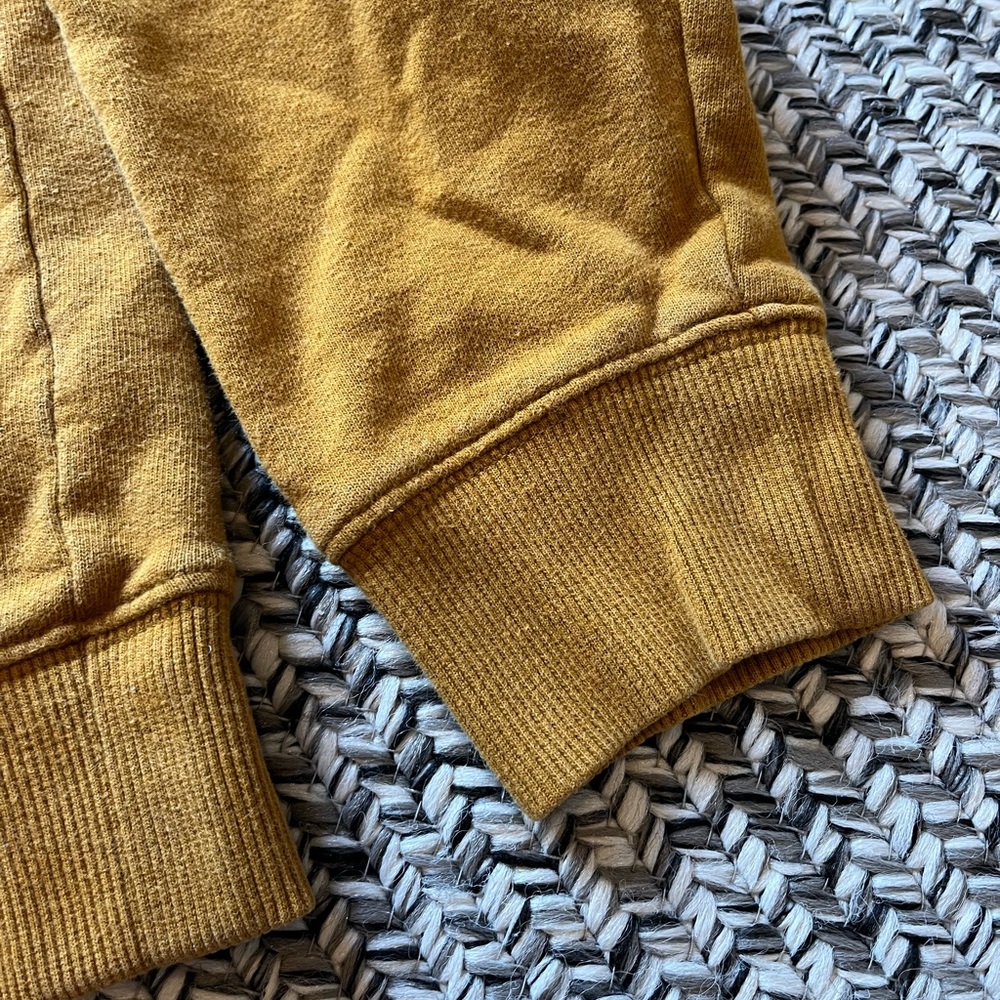 Mountain Hardwear Hoodie – Men’s Size S (Mustard) Organic cotton yellow gold - Picture 5 of 10
